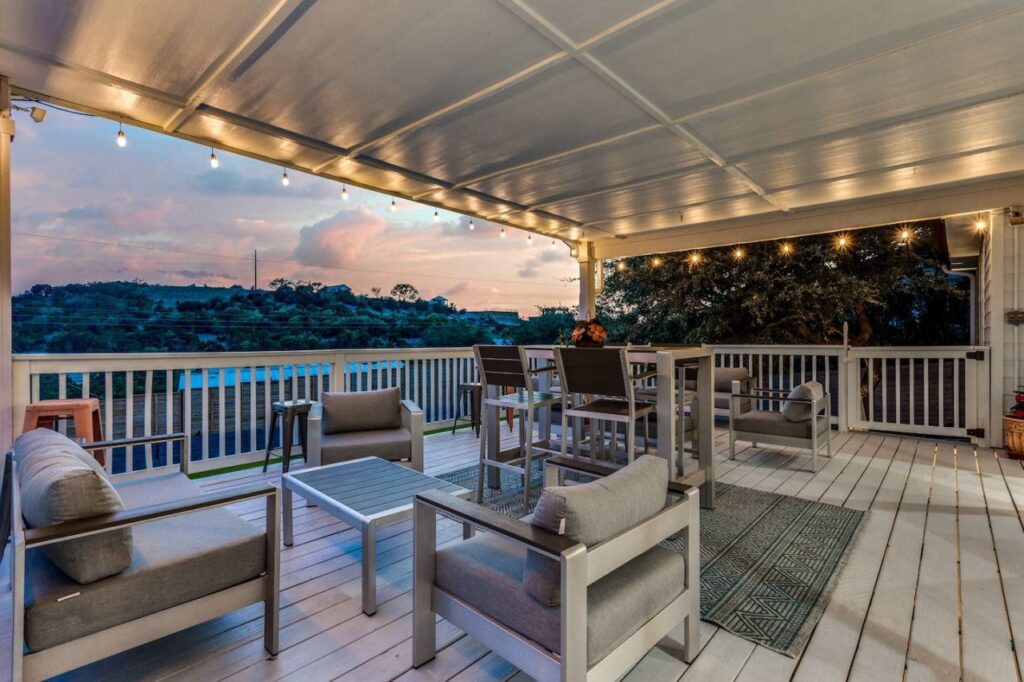 Lake house at Lake Travis